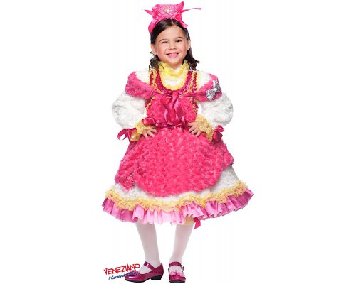 Costume di carnevale PAPERETTA LUSSO NEONATA